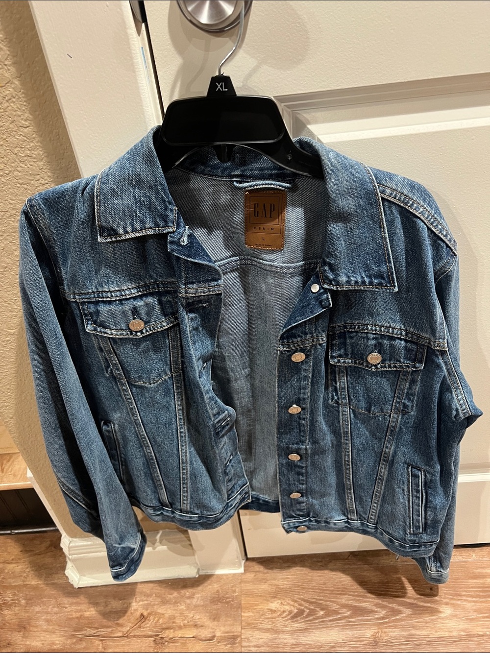GAP Blue Denim Jacket - Classic Button-Front